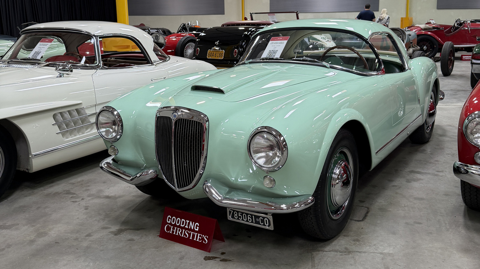 My Birthday's In Two Weeks, So You Should Win Me This Verde Acquamarina 1955 Lancia Aurelia Spider In Monterey