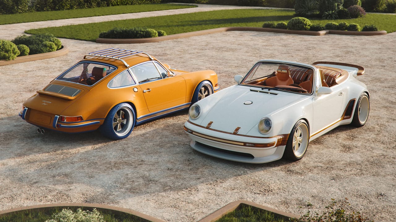 Singer has partnered up with Louis Vuitton for two very special one-off cars
